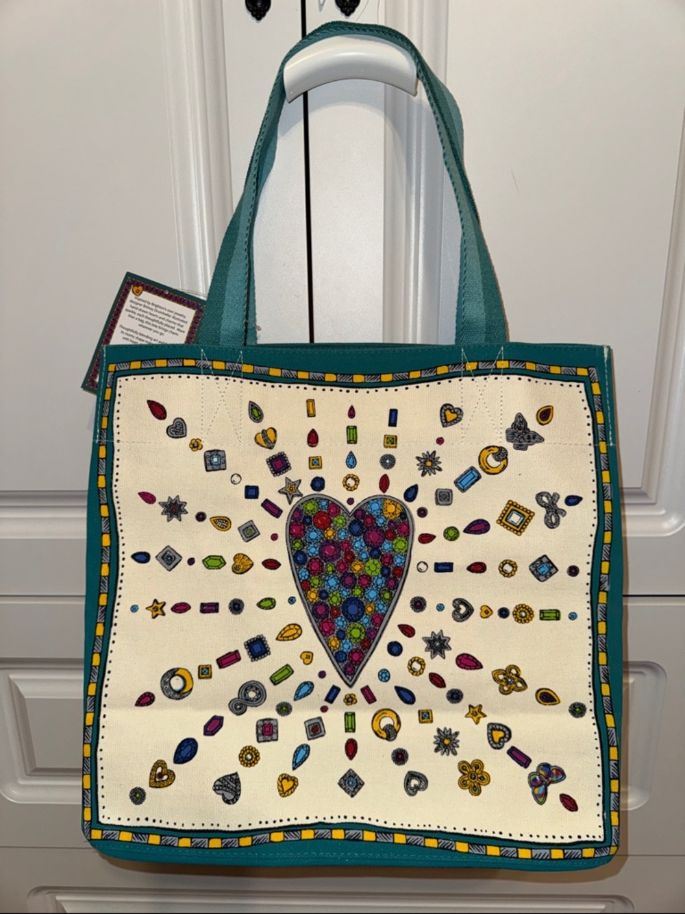 Brighton Charmed Love Tote Bag - Picture 2 of 6